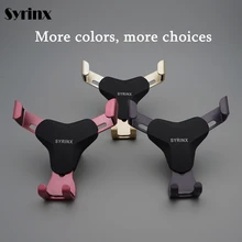 SYRINX Universal Air Vent in Car Mobile Phone Holder Stand For iPhone X huawei mate 10 lite Smartphone No Magnetic Auto Support