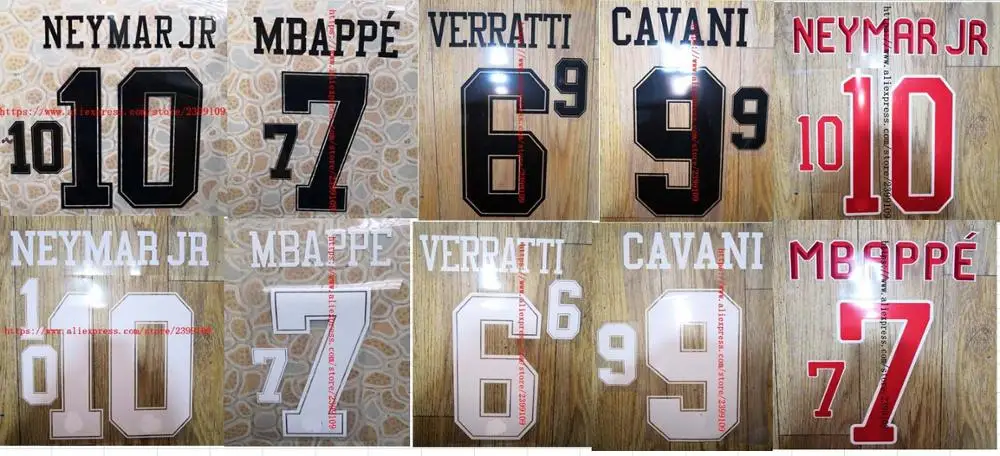 2018 2019 VERRATTI MBAPPE CAVANI NEYMAR JR именной патч значок|Заплатки| |