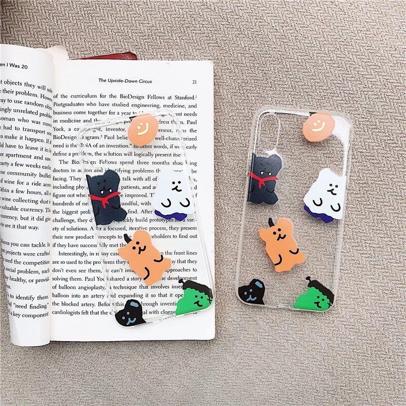 Kindy Сумка-медведь для iPhone 6S 11 Pro Max милый медведь мягкий tpu чехол для iPhone 7 8plus прозрачный силиконовый мультфильм телефон X XR Xs Max