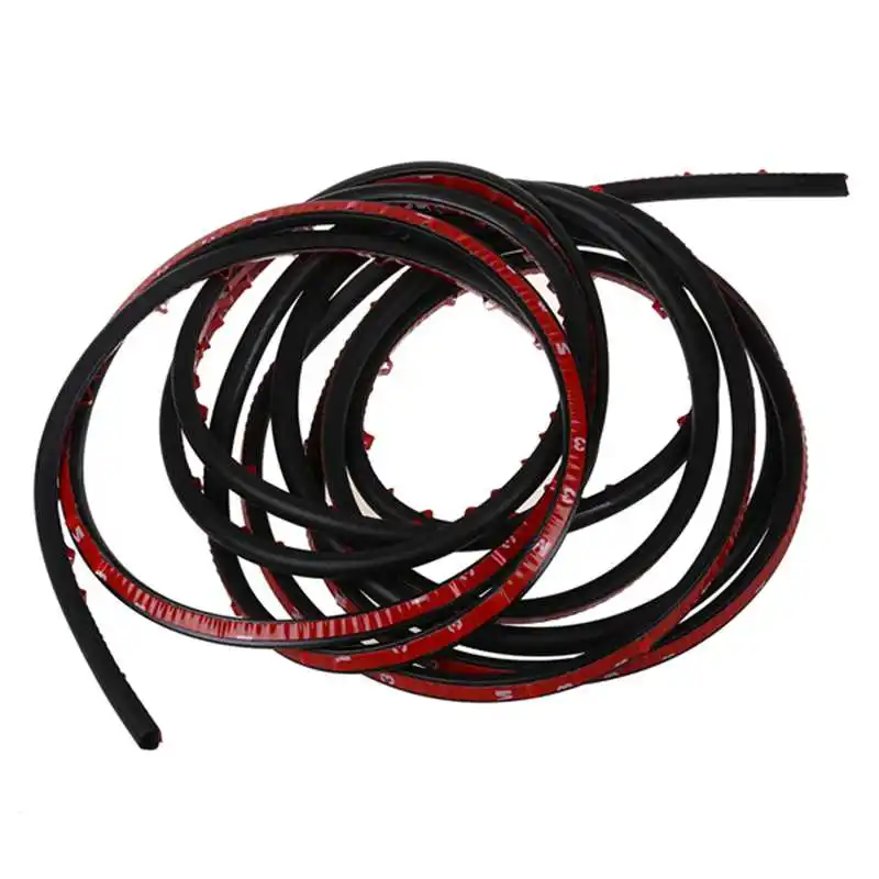 5M Rubber Seal Waterproof Auto Car Adhesive Window Door D-shape Band |