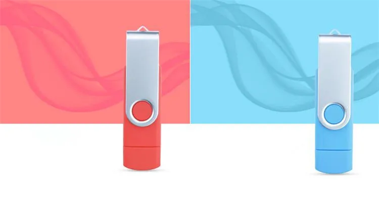 Флеш-накопитель OTG USB 32 ГБ флешка с двумя портами для смартфонов Android | Компьютеры и