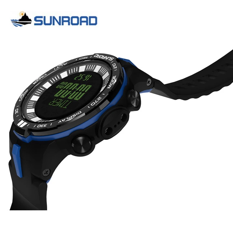Часы наручные SUNROAD Мужские Цифровые брендовые Роскошные спортивные с