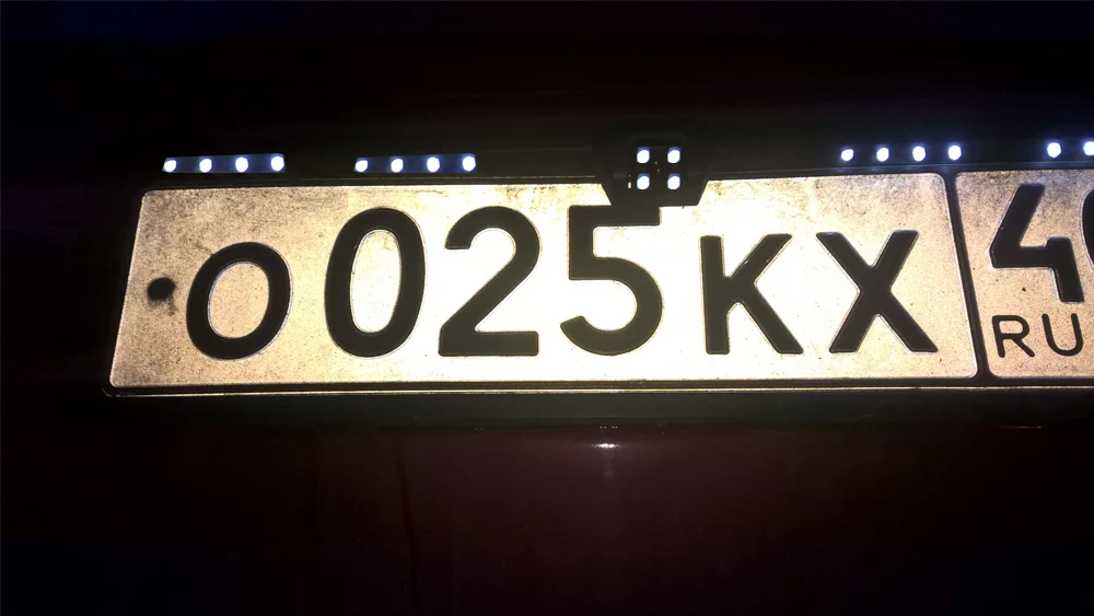 Водонепроницаемая Автомобильная рамка для номерного знака камера заднего вида 16