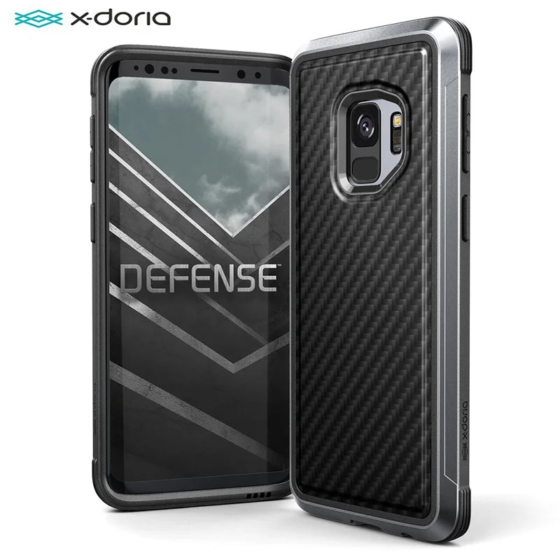 X-Doria чехол для телефона для samsung Galaxy S9 S9 плюс армейский бронированный жесткий чехол-накладка с S9 Plus TPU Алюминий с защитой от падения