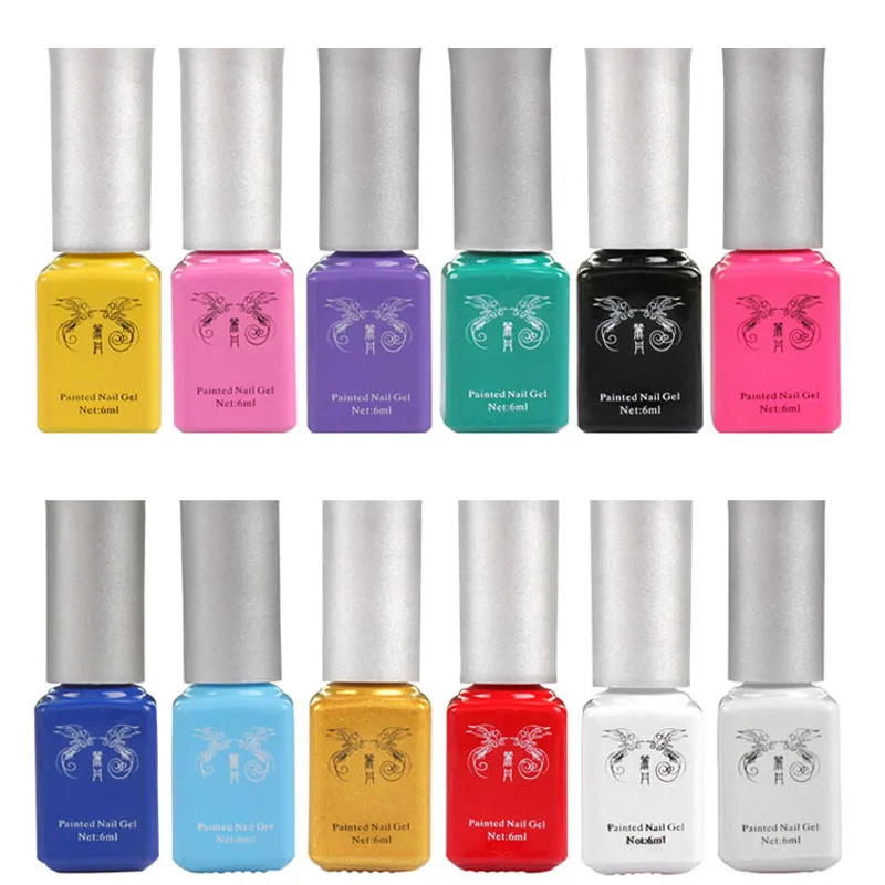 2016 новый тренд 6 мл УФ гель для ногтей гелевая подводка рисования Гель инструмент