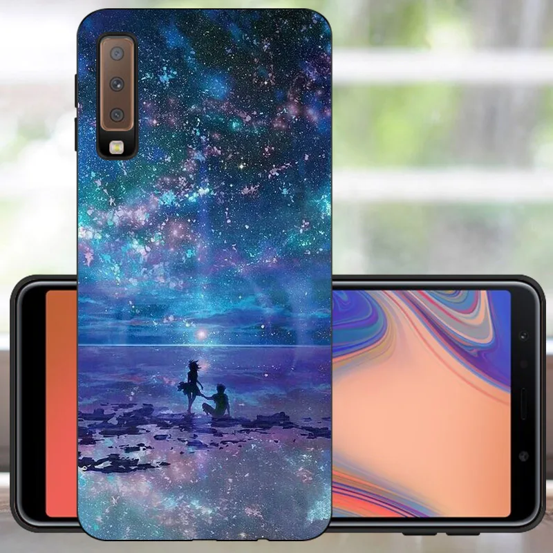 FANATU для Funda samsung Galaxy A7 чехол для samsung A7 силиконовый чехол-бампер для телефона samsung Galaxy A7 A750