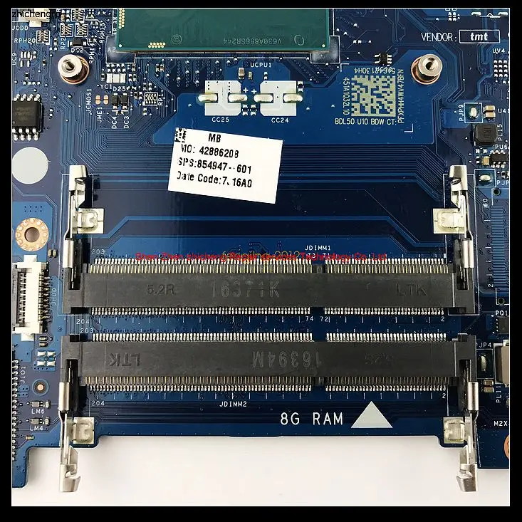 Zhichengrp для 15 AC AY серии ноутбука BDL50 LA D703P 854947 601 i3 5005U DDR3 UMA материнская плата|ЖК-экран