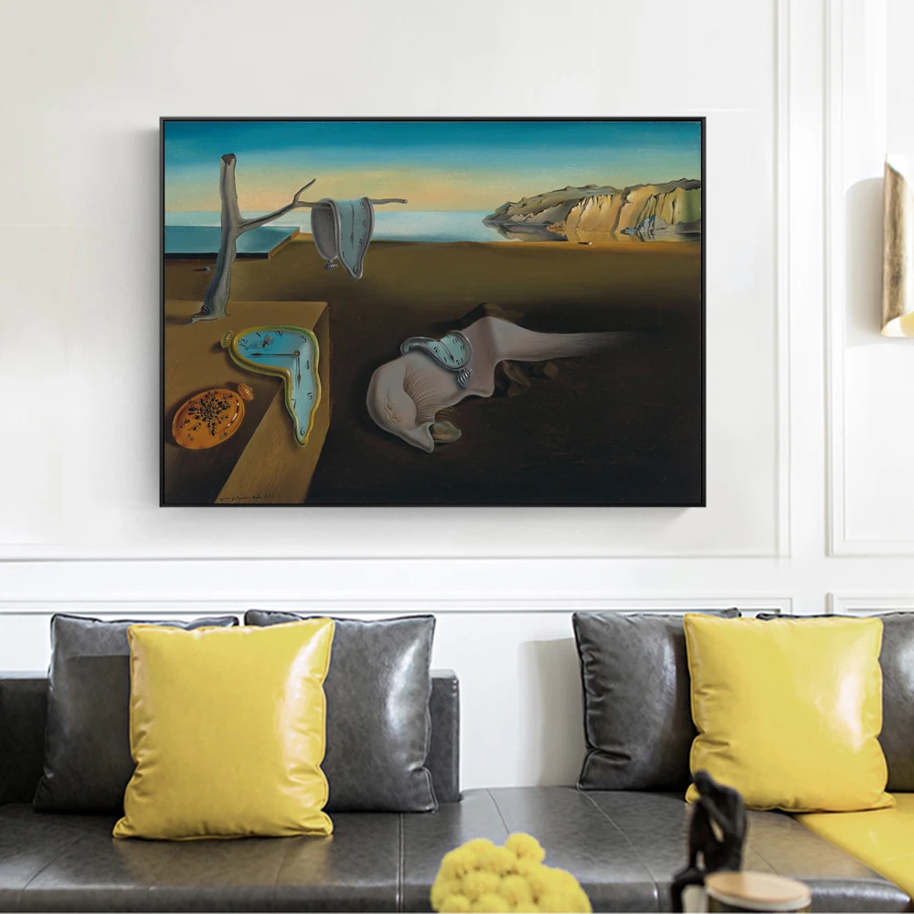 Сохранение памяти известный холст картины по Salvador Dali стены книги по искусству настенный принт фотографии для гостиная Куадрос
