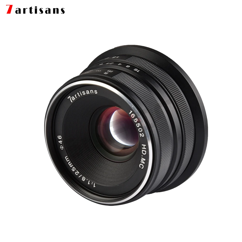7artisans 25 мм/F1.8 Prime объектив для Sony E Mount /Canon крепление камеры Fuji FX M43 Panasonic Olympus все