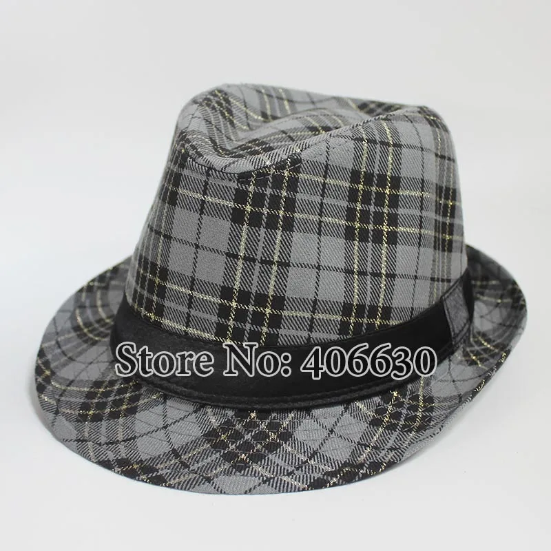 Плед Fedora шляпы для женщин Chapeau унисекс Мужские Трилби Панама Шляпы В Стиле Джаз шапки MEDB043