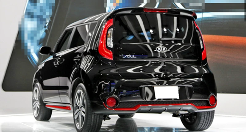 Для Kia Sorento 2010 2011 2012 2013 Высокое качество ABS Материал заднего крыла первоклассника Цвет задний спойлер на крыше