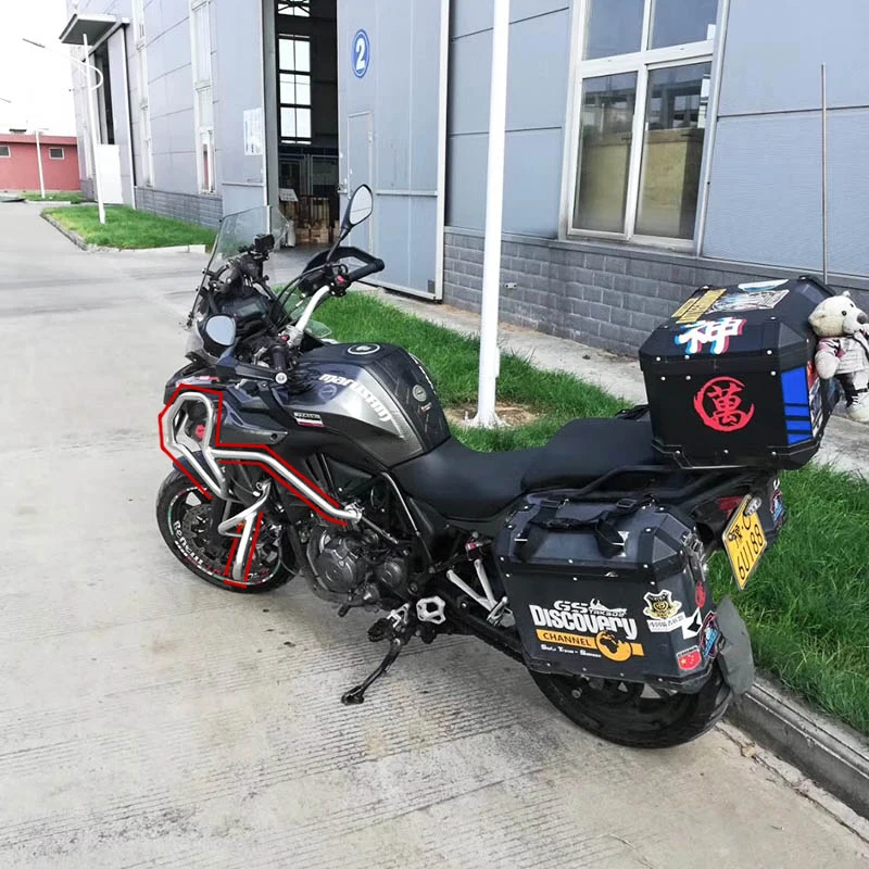 TRK502 аксессуары для мотоциклов левый и правый ползунки защита двигателя крушение бугны защитные боковые защитные бамперы для Benelli TRK502X