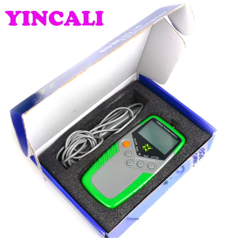 Постоянный магнит Гаусс метр TD8620 Магнитный флюс поверхность магнитного поля