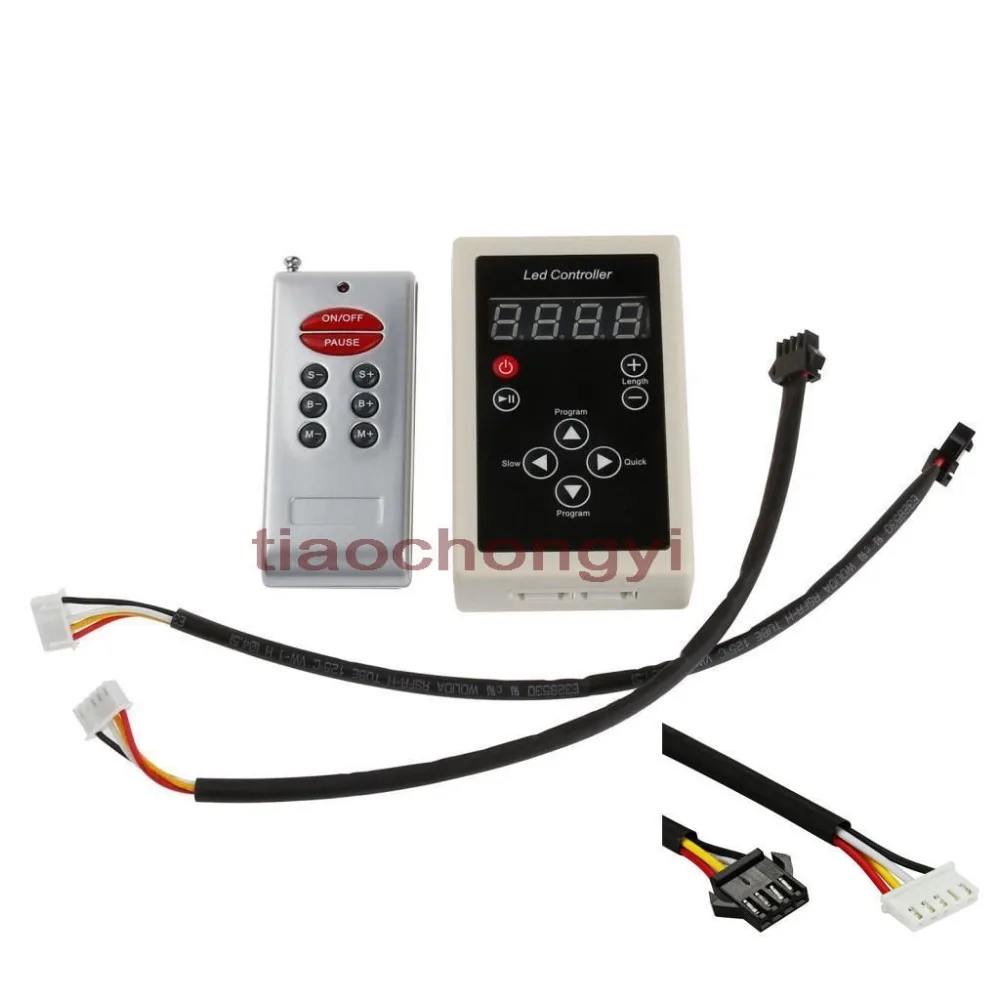 Светодиодная лента водонепроницаемая 5 м 5050 RGB Dream Color 6803 IC светильник 133 изменения