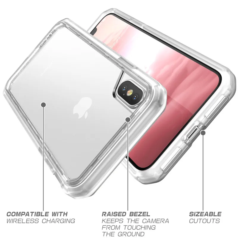 Защитный чехол для iphone X XS 5 8 дюйма Премиум гибридный защитный прозрачный серии