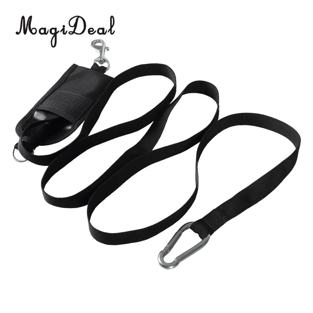 MagiDeal сверхмощный технический Дайвинг Jon Line с зажимом D Ring карабин|diving rings|heavy duty