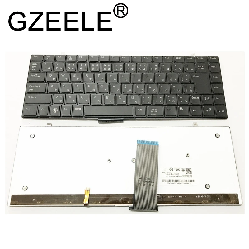Клавиатура с подсветкой GZEELE японская раскладка JP для DELL Studio XPS 1340 1640 1645 1647 1650 PP17S