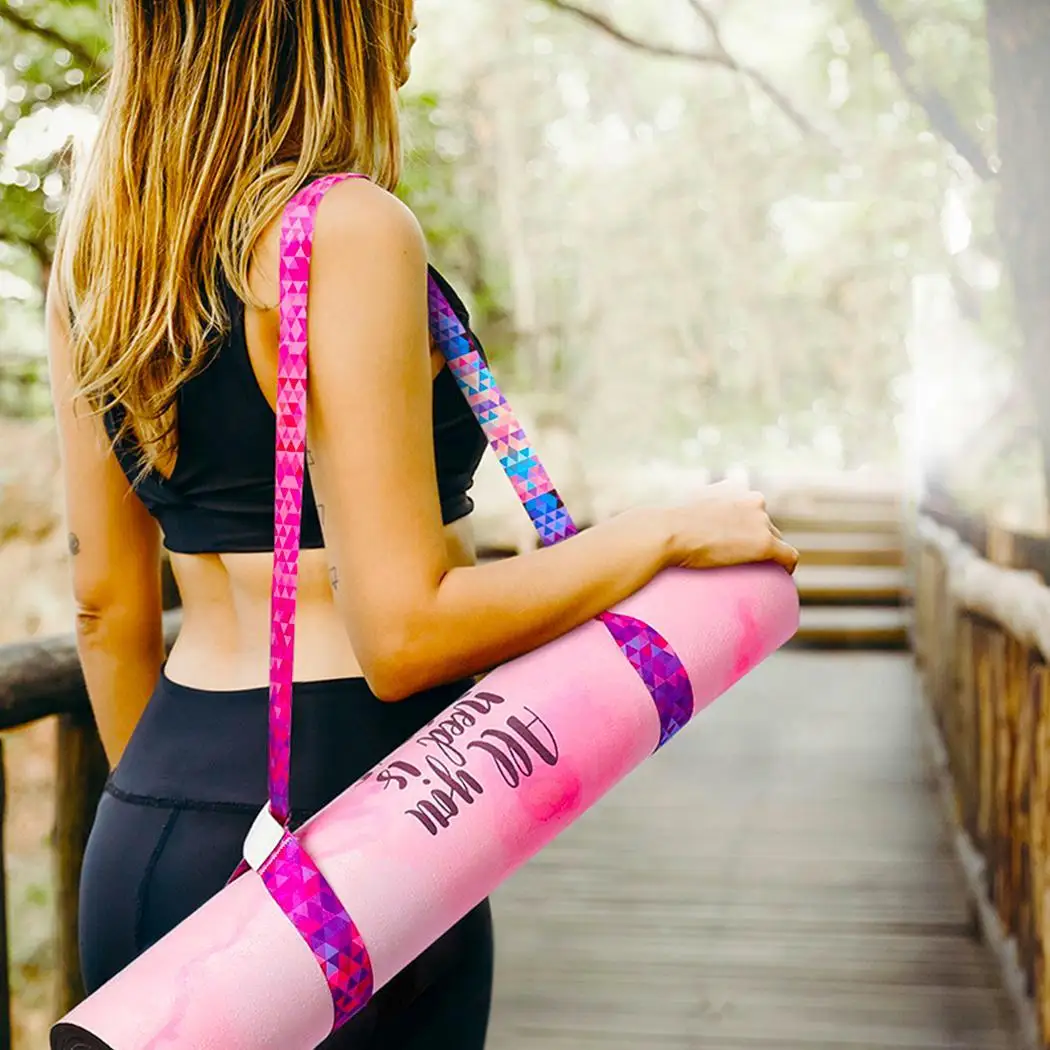 Коврик для йоги Эластичный регулируемый Перевозчик плечевой ремень йоги|Пояса