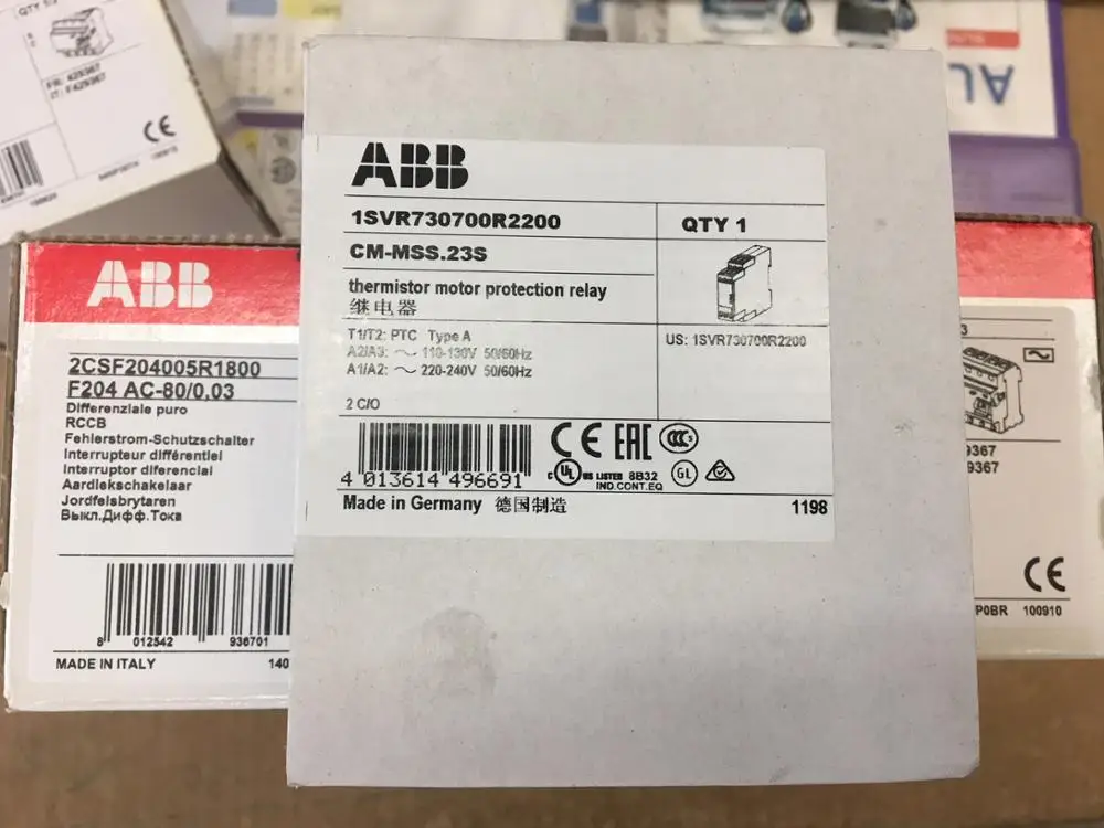 Реле защиты двигателя термистора ABB оригинальное реле 1 шт.|ЖК-экраны и панели для