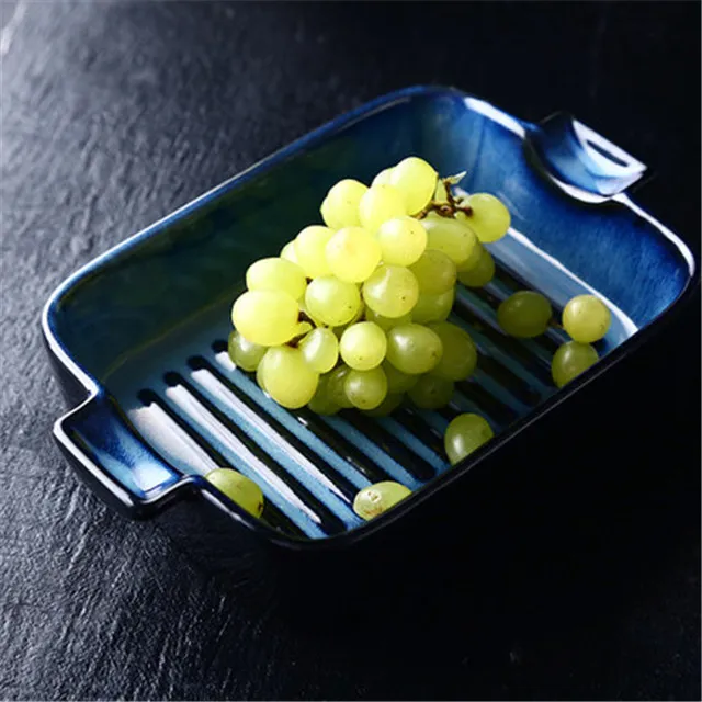 Японский Лапша Чаша плиты Еда супы десерт риса Керамика тарелки для барбекю