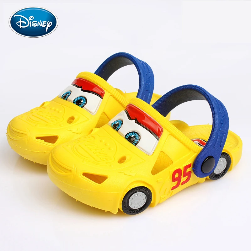 Дисней Минни детская обувь с отверстиями летние тапочки для маленьких мальчиков