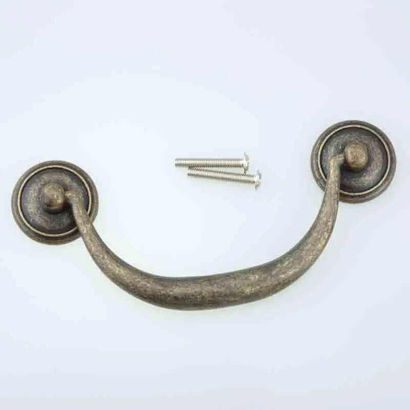 96 мм Винтажное кольцо для снятия стресса выдвижная ручка шкафа черный комод