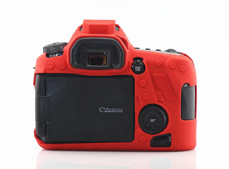 Силиконовый кожаный чехол для брони защитный Canon EOS 6D Mark II 2 6D2 6DII DSLR только