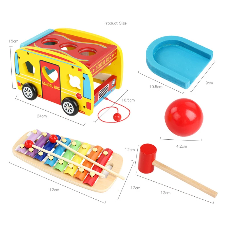 2 шт./компл. деревянная игрушка Классические игрушки шумовой маркер музыкальная