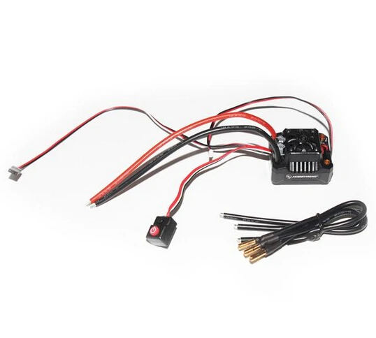

Контроллер скорости Hobbywing EZRUN MAX10 SCT BEC, водонепроницаемый, 2-4S, бесщеточный ESC для радиоуправляемого автомобиля, грузовика, F17812, 1/10