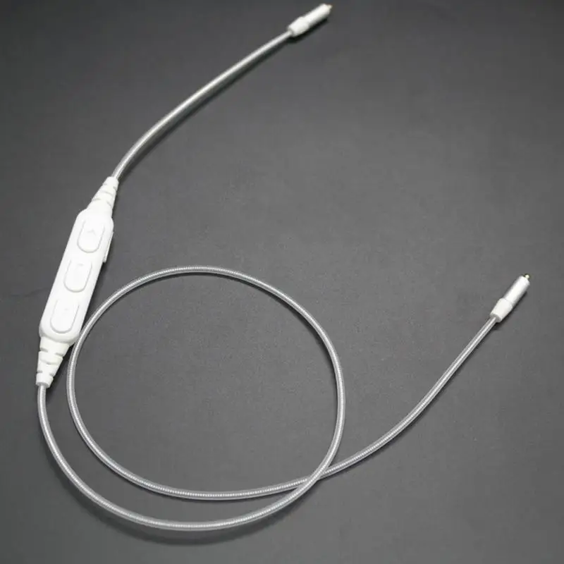 1,6 м VJJB N1 Bluetooth кабель интерфейс постоянного тока для наушников Замена кабеля Bluetooth наушники DIY ремонт кабель - Цвет: silver white