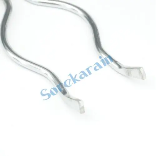 200mm Length Iron-plated Chroming Crucible Tongs Bent Beaker Hold Melting Dish Holder Labware | Канцтовары для офиса и дома