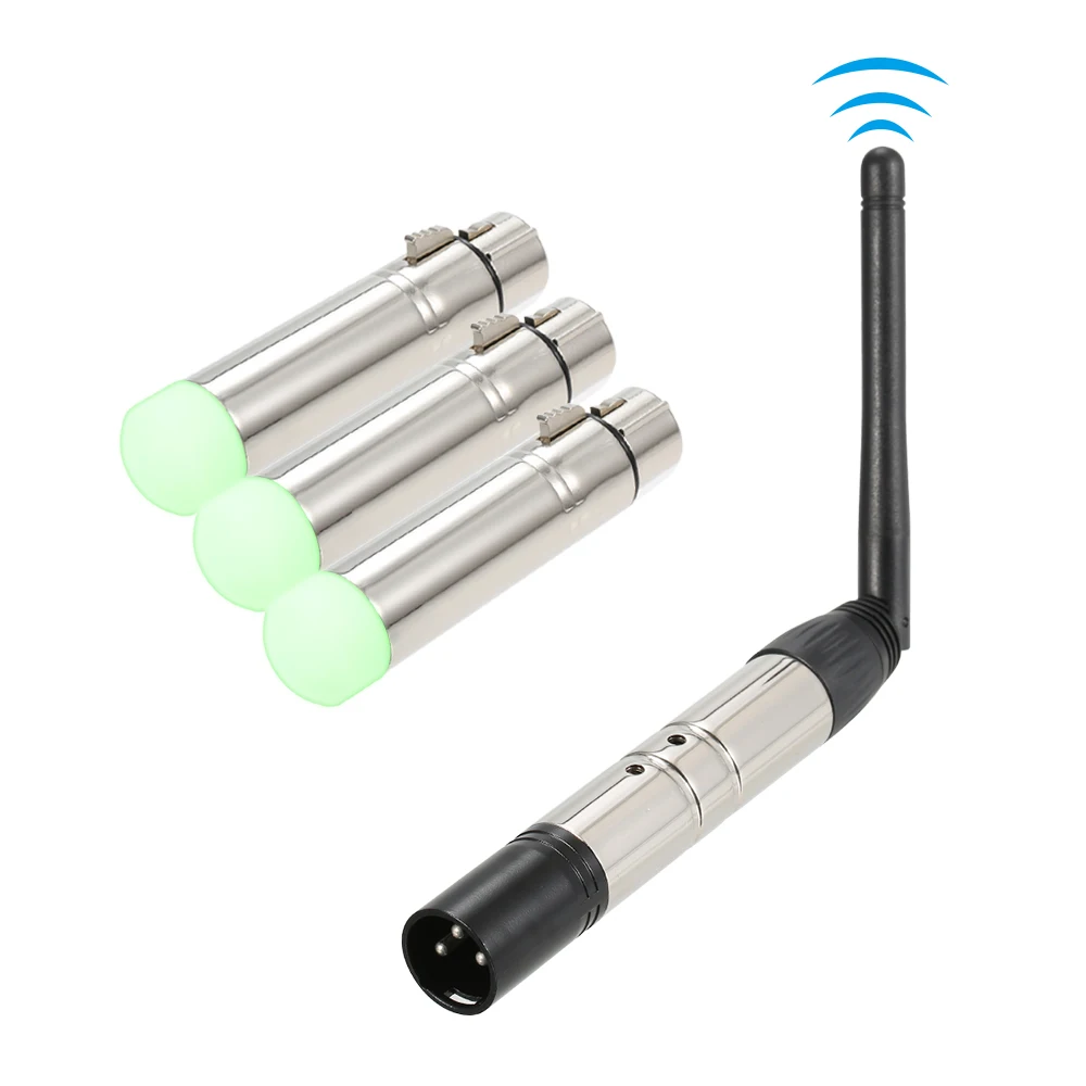 

4 шт. DMX512 передатчик, свободные руки, ресивер, набор, 2,4G Портативный ISM Беспроводной hdmi передатчик и приемник для вечерние шоу клуб DJ сценичес...