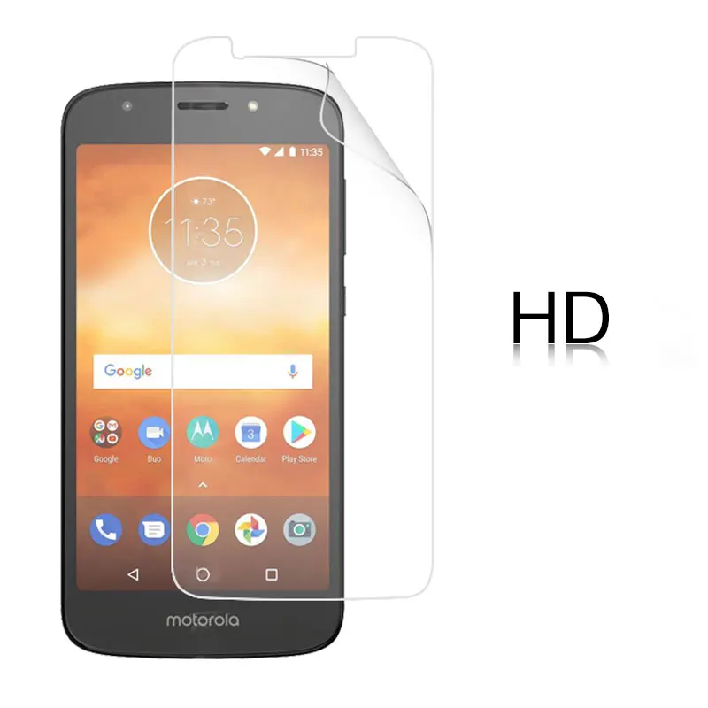 Антибликовая матовая пленка для MOTO E5 5 в HD прозрачный глянцевый экран Передняя