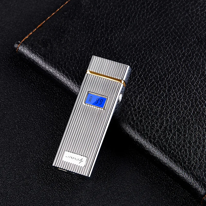 2018 Новое поступление LED перезаряжаемая USB Зажигалка дисплей мощность дуги