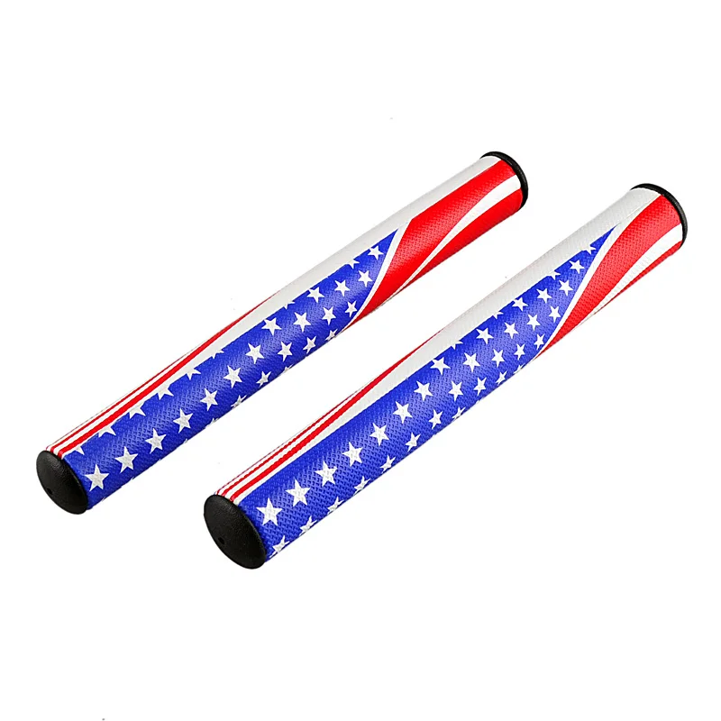 Новая Нескользящая рукоятка клюшек для гольфа U.S Putter Flag Design PU Ultralight 2 0 3 Grips