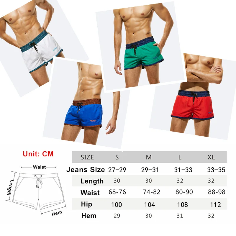 RAY GRACE пляжные мужские дышащие шорты спортивные для мужчин сплошной цвет