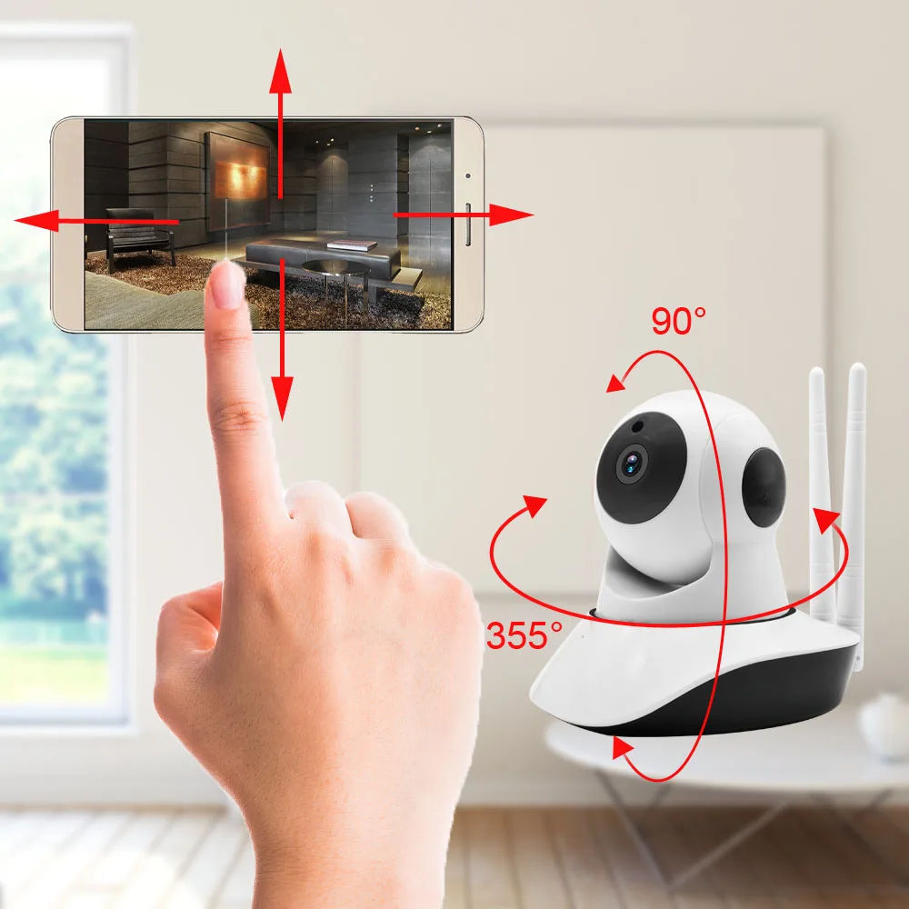 Мини Wifi IP камера беспроводная облачная AI автоматическое слежение за человеком 1080P Домашняя безопасность детский монитор CCTV CAM 2MP PTZ ночное видение