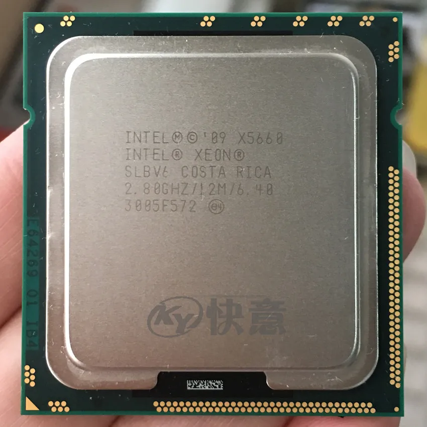 Процессор Intel Xeon X5660 2 8 ГГц шесть ядер 12 м серверный процессор LGA1366|Процессоры| |