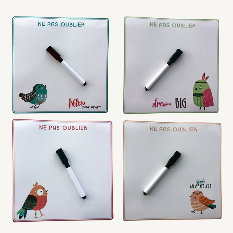 Птица серии печатных Dry Erase гибкий магнитный доска/Доска
