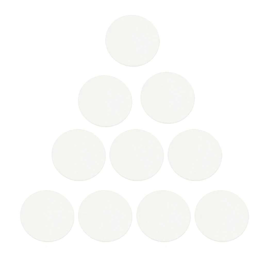 10 шт. плоские круглые карманные часы из минерального стекла диаметр 28 38