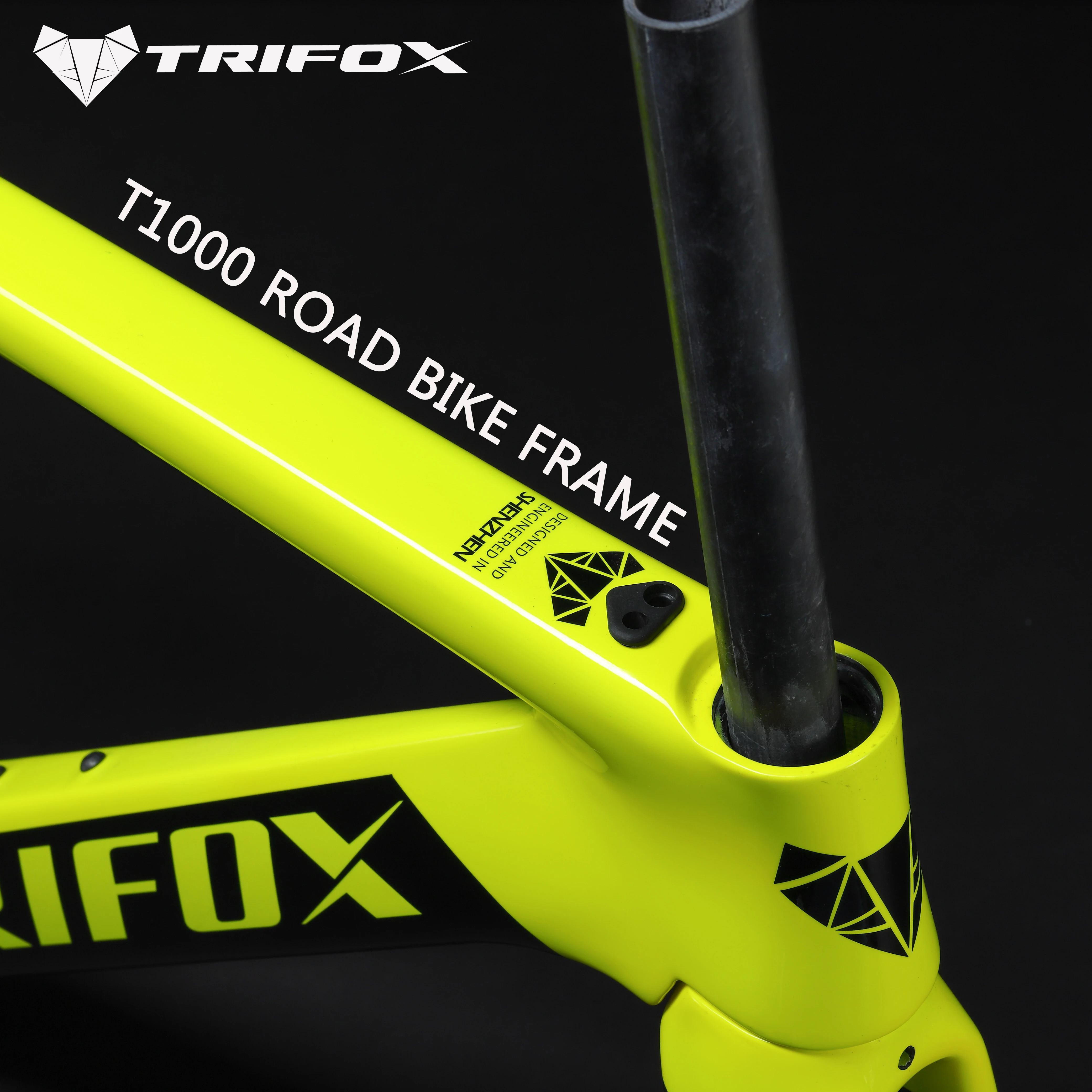 Карбоновая mtb шоссейная рама велосипеда T1000 UD дешевая TRIFOX для из углерода Китая