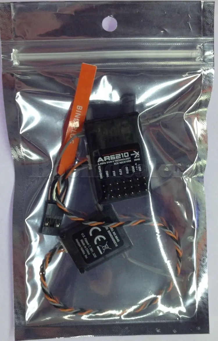 AR6210 6CH RC приемник для Dx6i dx8 dx7e dx5e dx6 dsmx передатчик