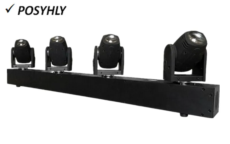 4 шт./4X10W 4-головый прожектор с движущейся головкой + Корпус для полета RGBW в 1 dmx512