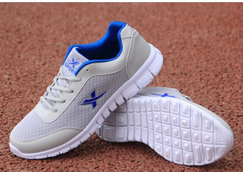 Мужская обувь новинка 2019 хит продаж дышащая Ультралегкая на шнуровке мужские