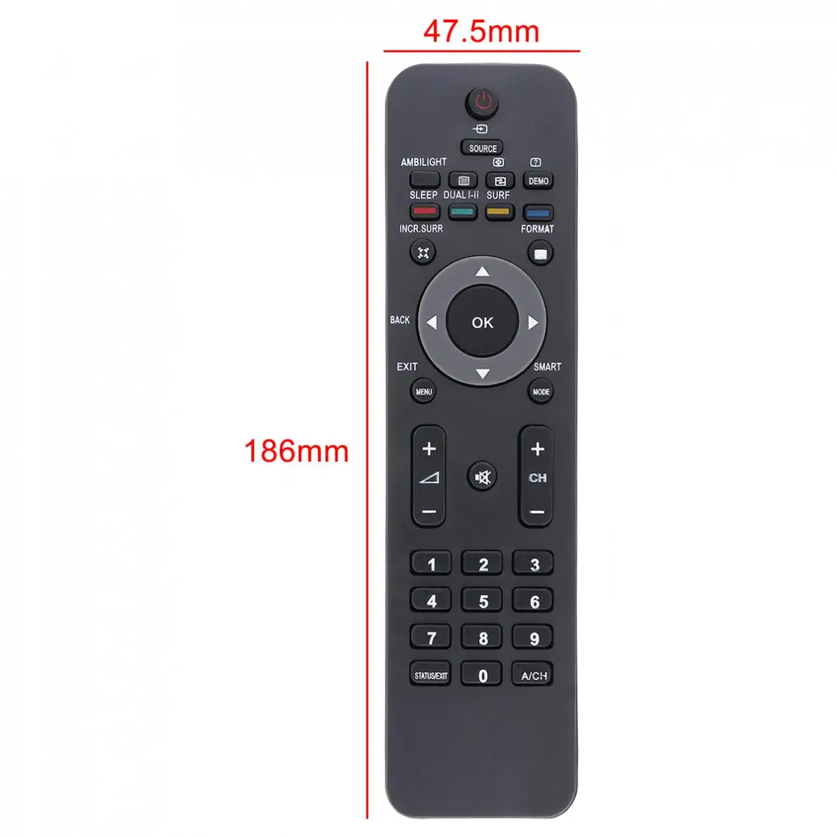 ЖК-светодиодный пульт дистанционного управления для Philips 52PFL7704D/47PFL77 поддержка 2