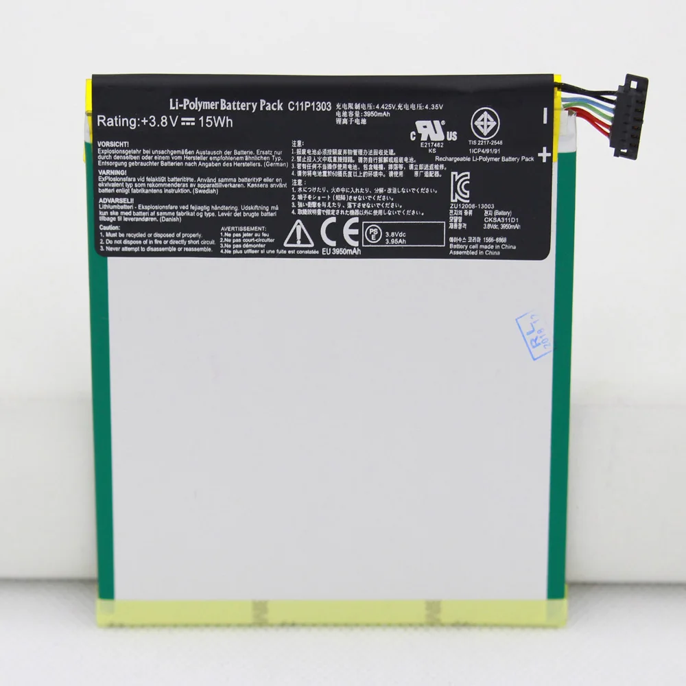 2pcs/lot High Capacity 3950mAh C11P1303 Battery For ASUS Google Nexus 7 II 2nd ME571 K009 K008 ME57K ME57KL Batteries | Мобильные