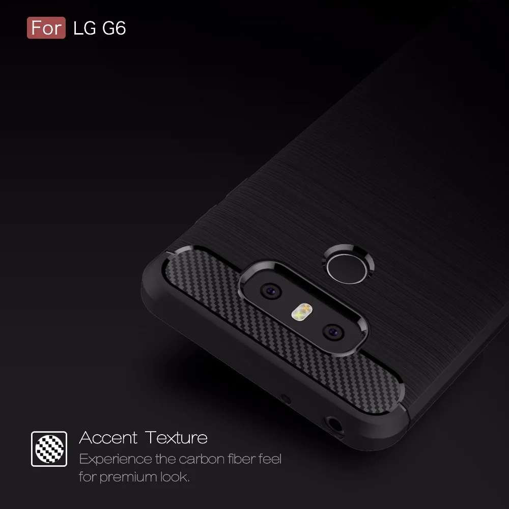 Чехол для телефона LG G6 силиконовый чехол из углеродного волокна G 6 LGG6 5 7 дюйма|phone