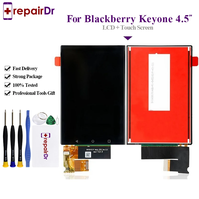 Новый протестированный хорошо для BlackBerry KEYone DTEK70 ЖК-дисплей Digitzer сборка +