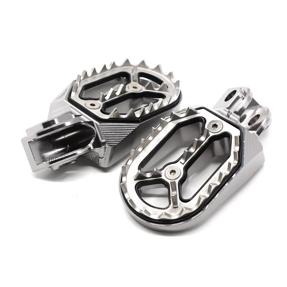 Мотокросс CNC алюминиевые внедорожные подножки для Husqvarna KTM 85cc 100cc 250cc 300cc 520cc 530cc 2005