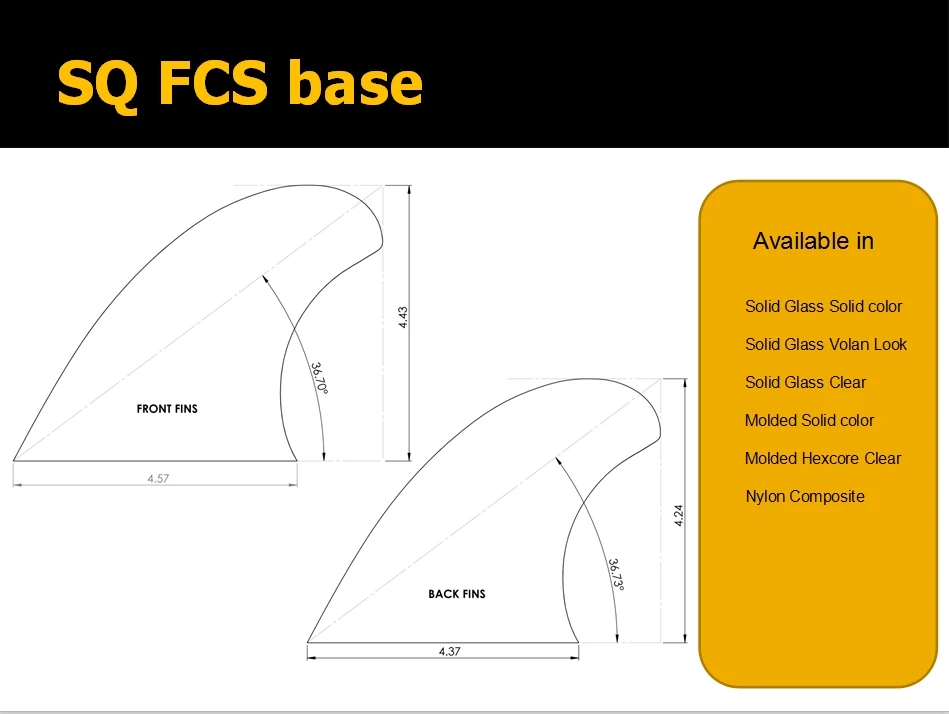 

Blue Quad FCS fins prancha quilhas de Surf Fin/Surfboard Fins With Honeycomb (Four pieces per set)